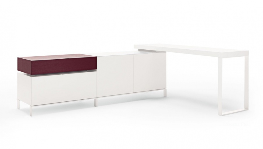 Письменный стол и тумба Lounge Rossetto Armobil