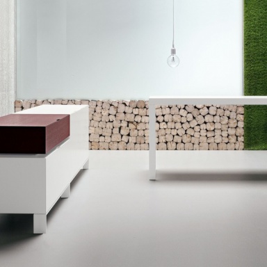Комплект состоящий из письменного стола и тумбы Lounge