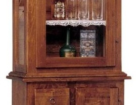 Витрина из массива дерева, Maggi Massimo (мебель в стиле кантри, деревенский стиль)