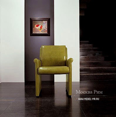 Кресло офисное обитое кожей G.25, Mascheroni