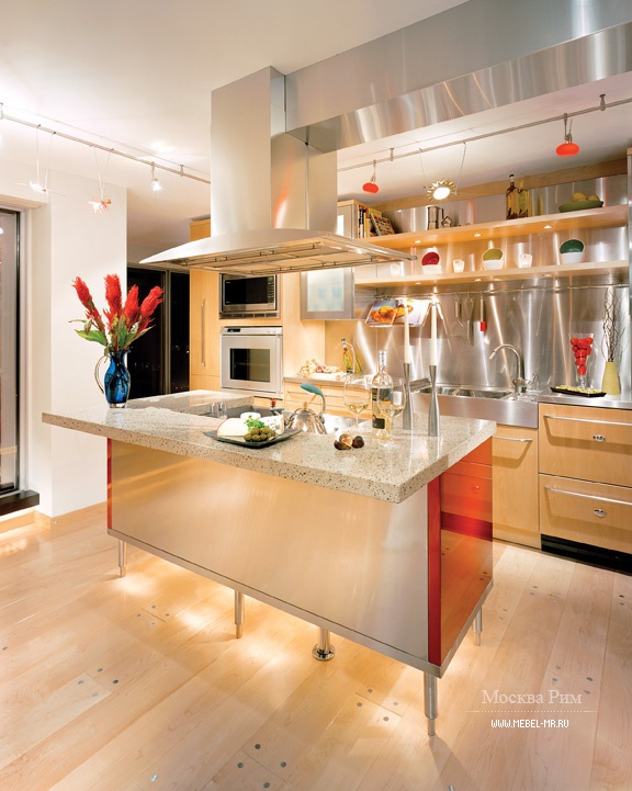 Гарнитур для кухни в отделке лаком Contemporary Comp. 3, Neff Kitchens