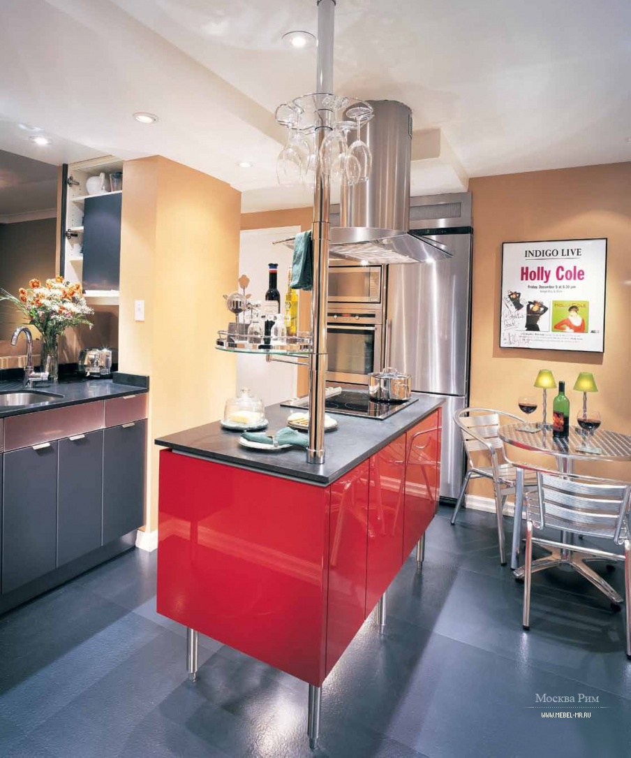 Гарнитур для кухни в отделке глянцевым лаком Contemporary Comp. 3, Neff Kitchens4