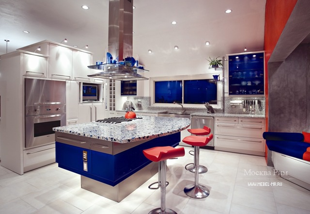 Гарнитур для кухни из древесины, металла и стекла Contemporary Comp. 6, Neff Kitchens