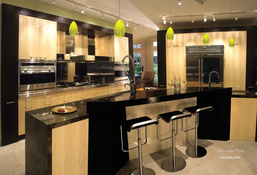 Гарнитур для кухни в шпоне и мраморе Contemporary Comp. 11, Neff Kitchens
