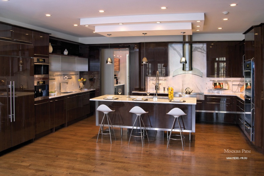 Гарнитур для кухни с мраморной столешницей Contemporary Comp. 19, Neff Kitchens
