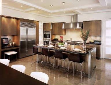 Гарнитур для кухни в шпоне с мраморным топом Comp. 22, Neff Kitchens