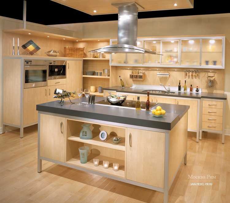 Гарнитур для кухни с каменным топом Contemporary Comp. 25, Neff Kitchens.