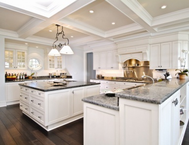 Гарнитур для кухни в лаке с мраморным топом Transitional Сomp.1, Neff Kitchens