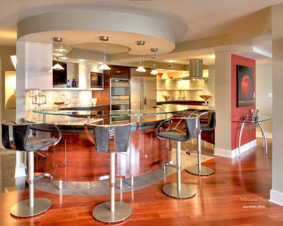 Гарнитур для кухни в шпоне и стекле Contemporary Comp. 31, Neff Kitchens