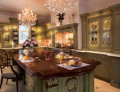 Гарнитур для кухни с позолоченными элементами Traditional Сomp.10, Neff Kitchens