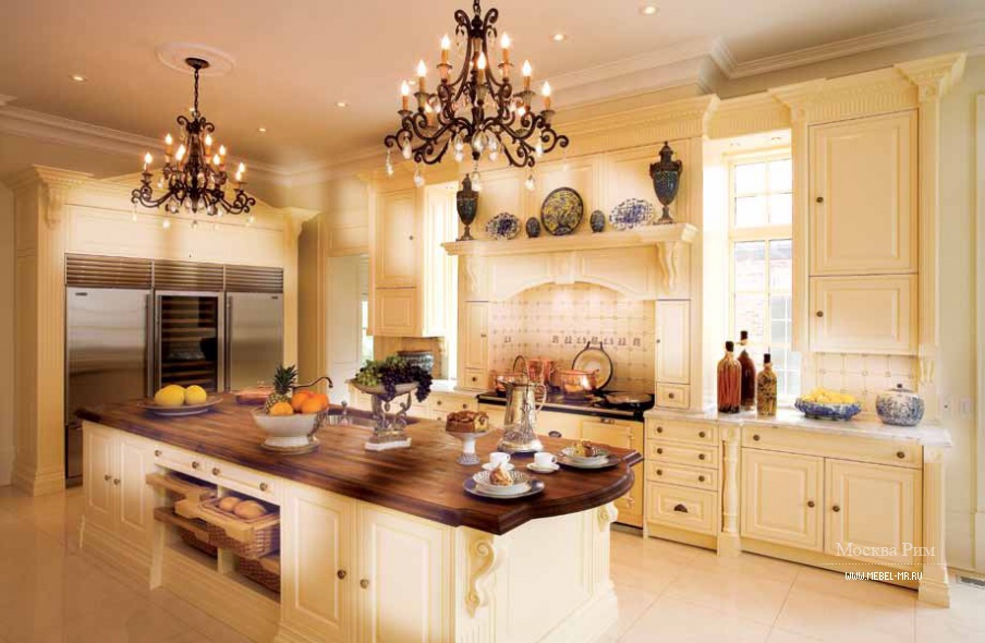 Гарнитур для кухни с деревянной столешницей Traditional Сomp.14, Neff Kitchens