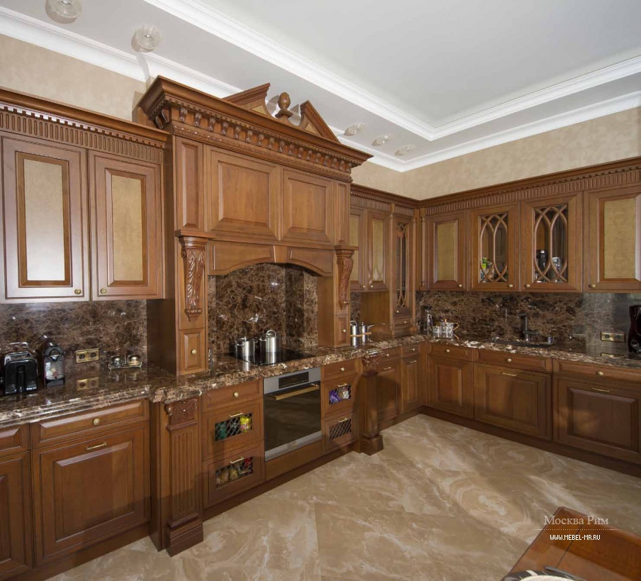 Гарнитур для кухни из вишни и клена Versailles Comp.2, Neff Kitchens