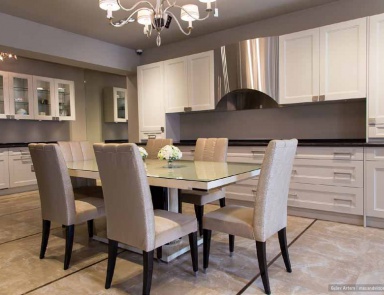 Гарнитур для кухни в отделке цветным лаком Art Deco Comp.2, Neff Kitchens
