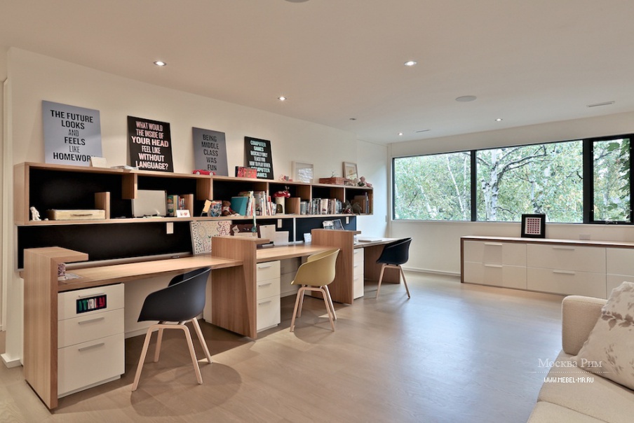 Мебель для учебных заведений в отделке шпоном и лаком, Neff Kitchens