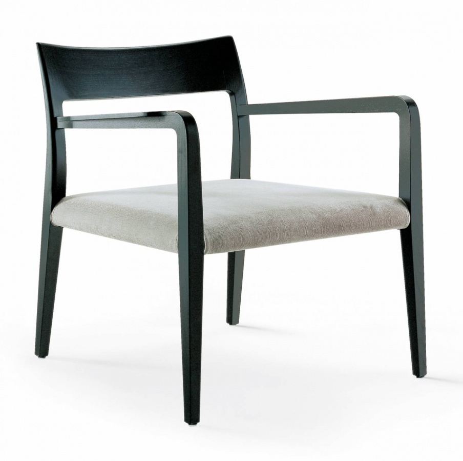 Кресло в кожаной / текстильной обивке, Flip (armchair) - Poliform