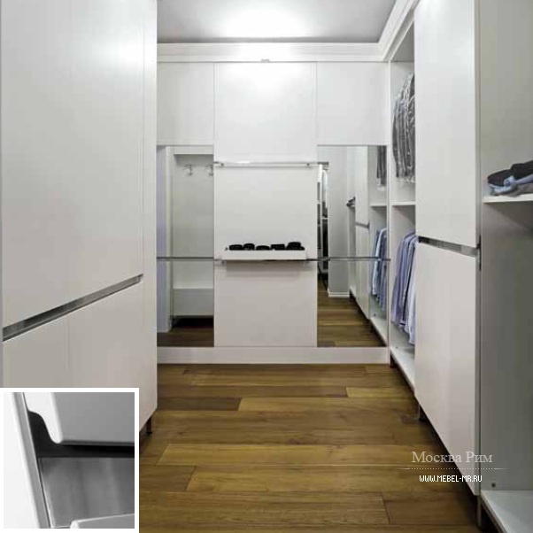 Гардеробная из древесины и стали Material, FMF