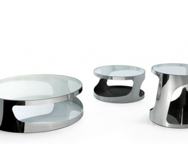 Журнальный столик на стальном основании Tab, Gallotti & Radice