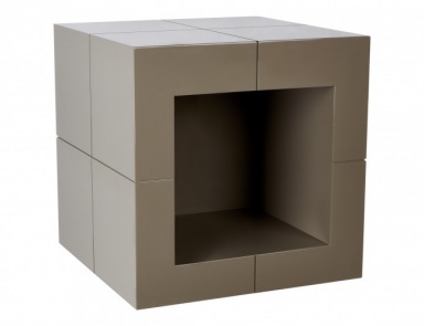 Тумбочка прикроватная на каркасе из дерева Open Cube, Kelly Hoppen