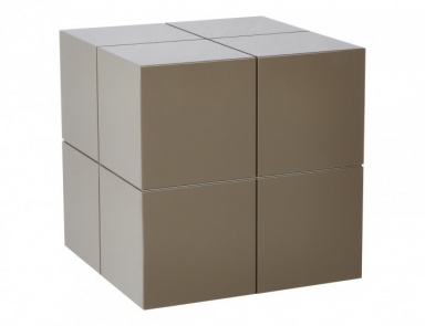 Тумбочка прикроватная на каркасе из дерева Small Cube, Kelly Hoppen