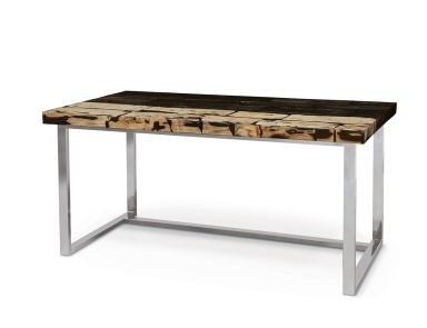 Стол письменный с деревянным топом Crosby Petrified Wood, Palecek