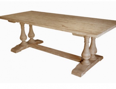 Стол на каркасе из древесины сосны Reclaimed Pine, GJ Styles