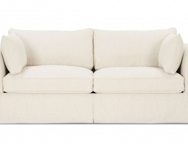 Двухместный диван на деревянном каркасе Darby Slipcover, Rowe