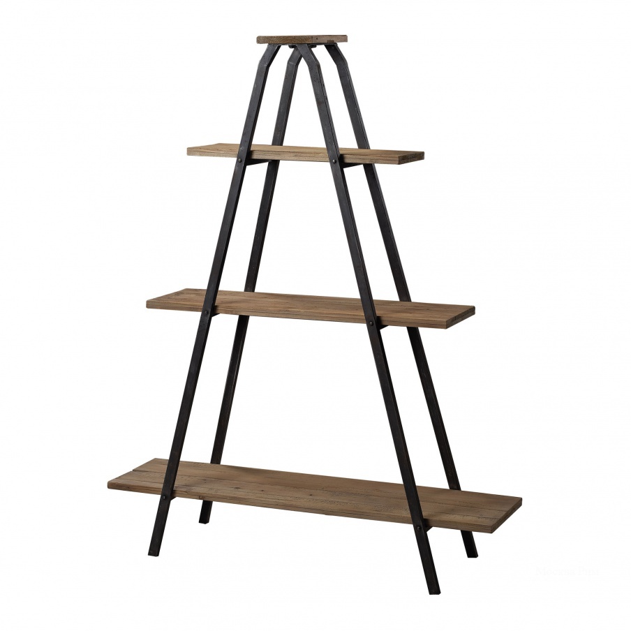 Стеллаж Wooden "A" Line Shelves With Metal Frame Sterling