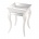 Стол Side Table With Bent Glass In White
