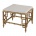 Табурет Stool With Bamboo Frame In Gold Leaf And Linen Seat