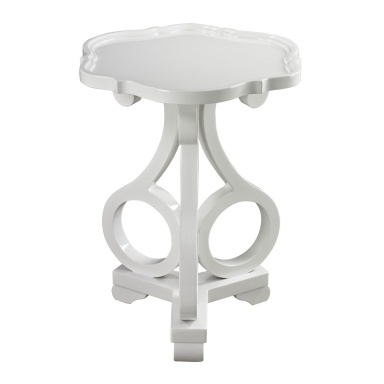 Стол Knockeen Gloss White Accent Table By