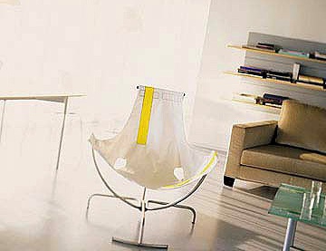 Кресло на стальном каркасе обитое хлопком 40 / 80 B, Moroso