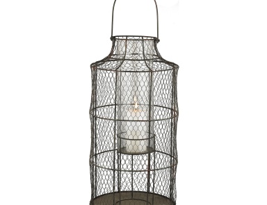 Подсвечник Chicken wire Hurricane - Large Dimond Home