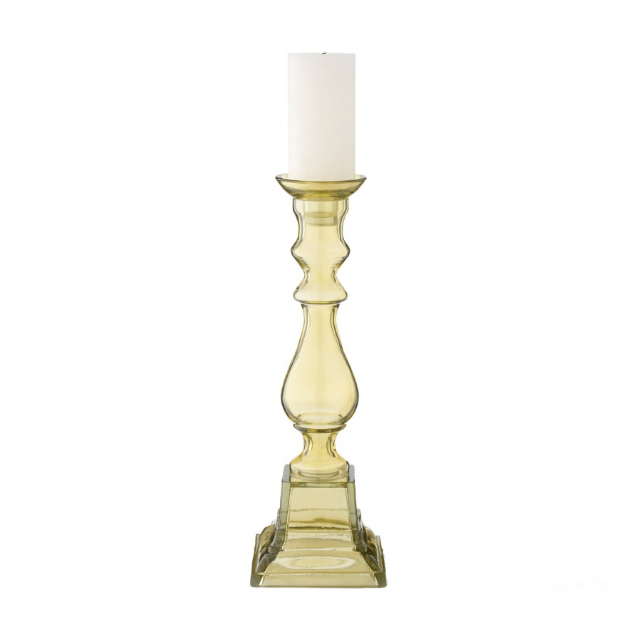 Подсвечник Peridot Glass Knight Pillar Holders Dimond Home