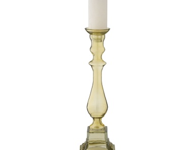 Подсвечник Peridot Glass Knight Pillar Holders Dimond Home