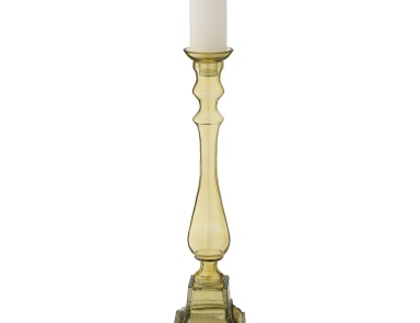 Подсвечник Peridot Glass Knight Pillar Holders Dimond Home