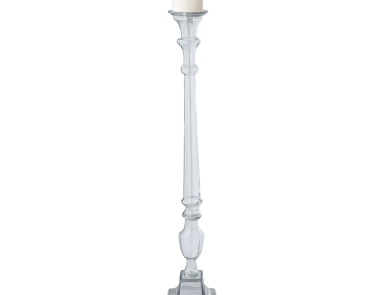 Подсвечник Tall Clear Glass Knight Pillar Holder - Lg Dimond Home