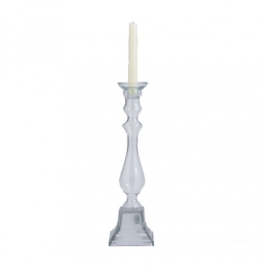 Подсвечник Clear Glass Knight Pillar Holder - Sm Dimond Home