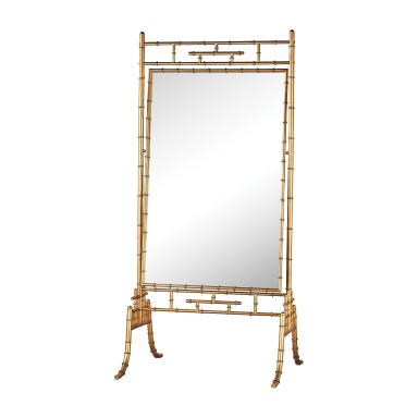 Зеркало Brunei Antique Gold 70-Inch Metal and Glass Standing Mirror