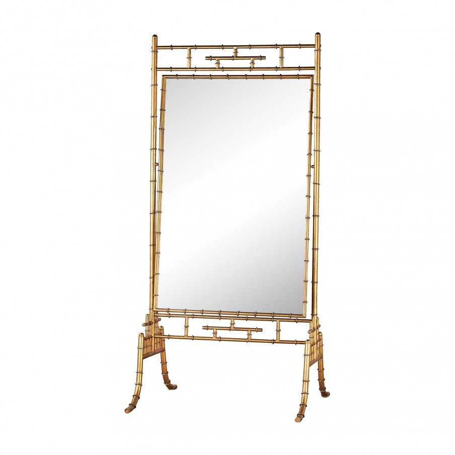 Зеркало Brunei Antique Gold 70-Inch Metal and Glass Standing Mirror Dimond Home