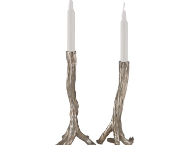Подсвечник Silver Leafed Branch Candle Holders Dimond Home