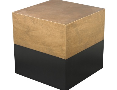 Стол Black And Gold Draper Cube Table Dimond Home