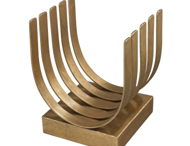 Аксессуар Olympia Gold Leaf Log Holder Dimond Home
