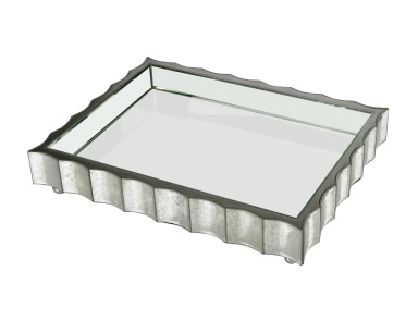 Аксессуар Small Scalloped Edge Mirror Tray Dimond Home