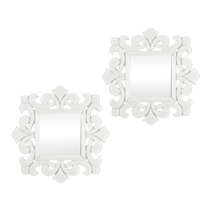 Настенное Haylee Mini Scroll Work Framed Mirrors - Set of 2 Dimond Home