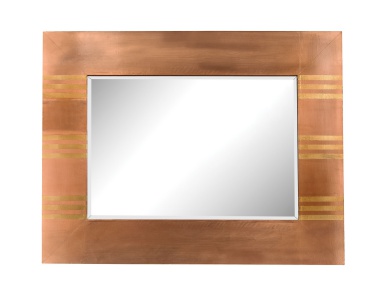 Настенное Copper Frame Mirror With Gold Dimond Home