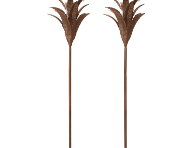 Аксессуар Rust Iron Leaf Stem - Set Of 2 Dimond Home