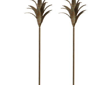 Аксессуар Patina Iron Leaf Stem - Set Of 2 Dimond Home