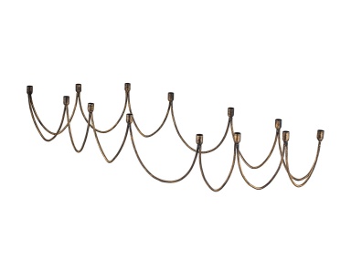 Подсвечник Iron International Candle Holder Dimond Home