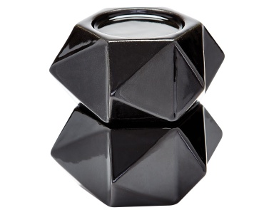 Подсвечник Large Ceramic Star Candle Holders - Black. Set Of 2 Dimond Home