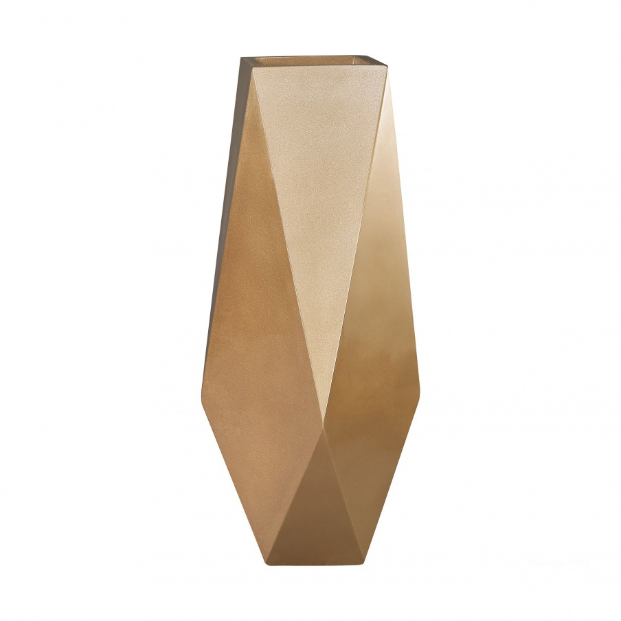 Кашпо Qattara Planter In Champagne Gold Dimond Home